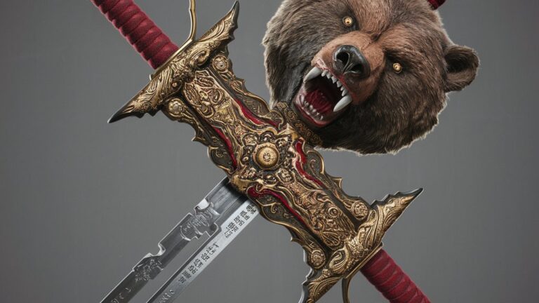 The Hongen Civil War Sword with Bear Headon Handle – A Unique Artifact